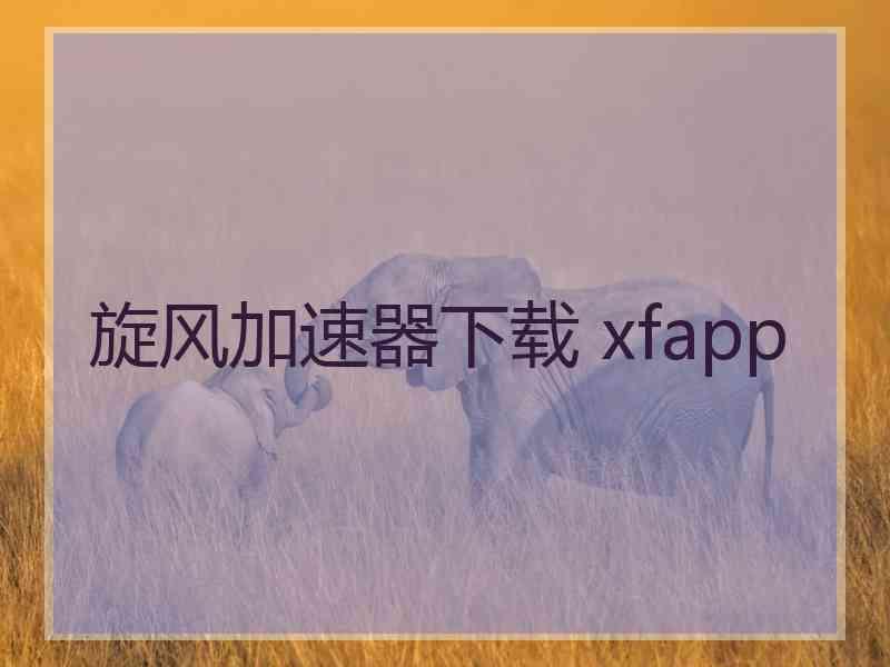 旋风加速器下载 xfapp