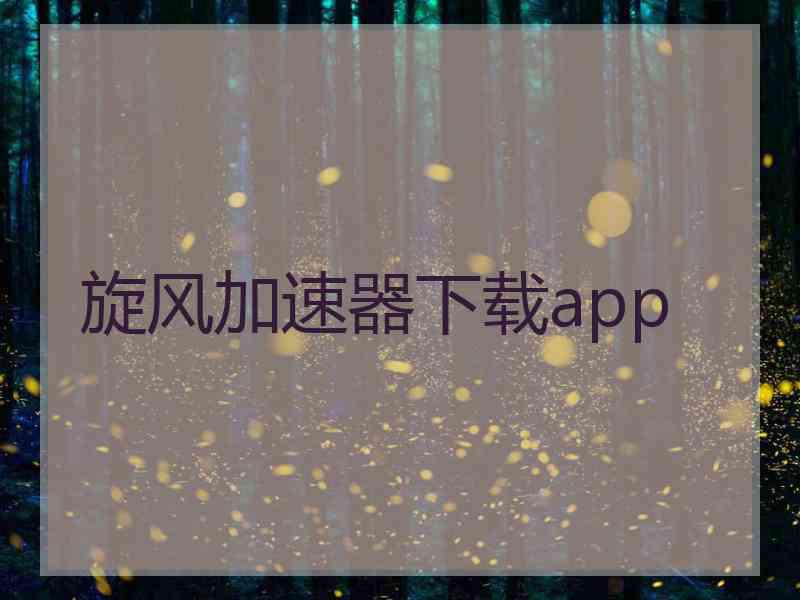 旋风加速器下载app