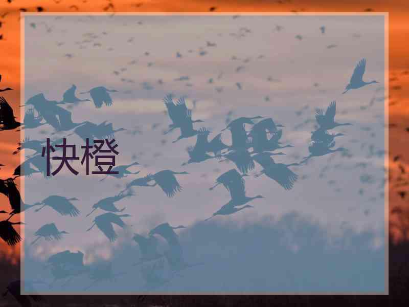 快橙
