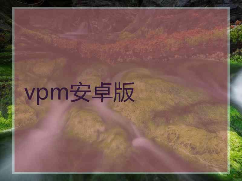 vpm安卓版