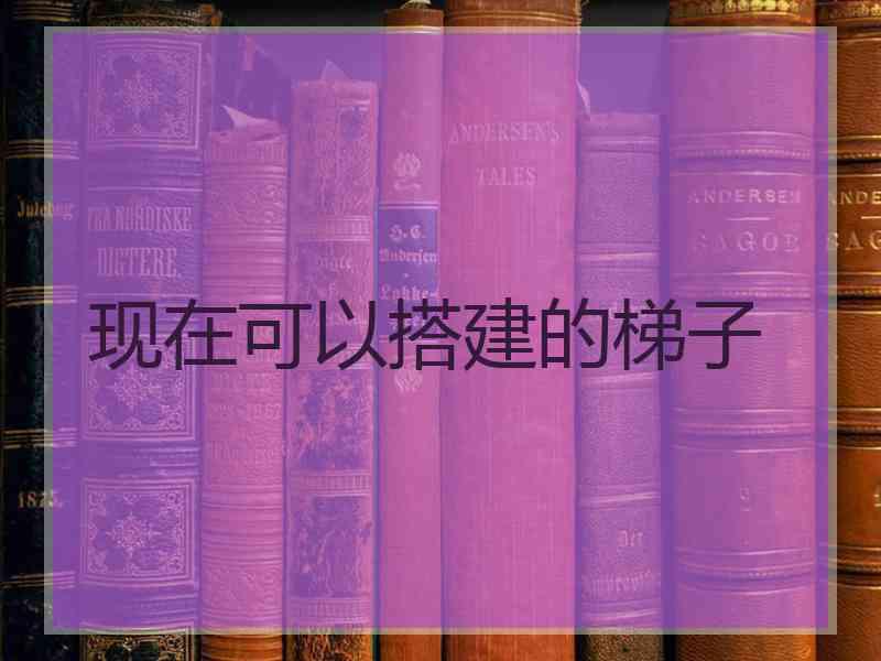 现在可以搭建的梯子