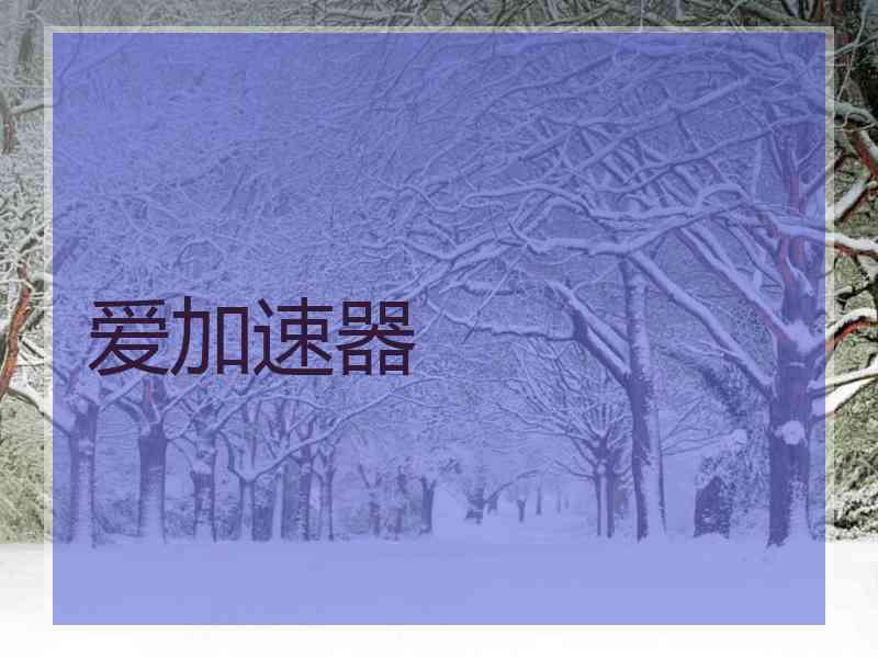 爱加速器
