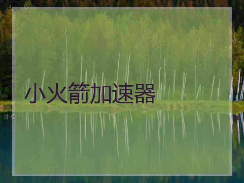 小火箭加速器