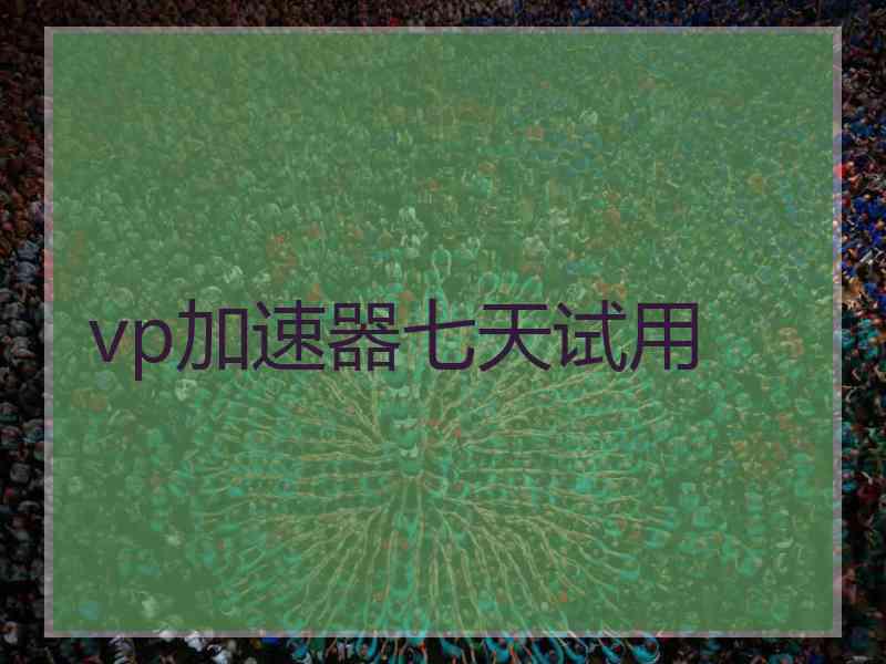 vp加速器七天试用