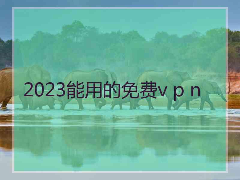 2023能用的免费v p n