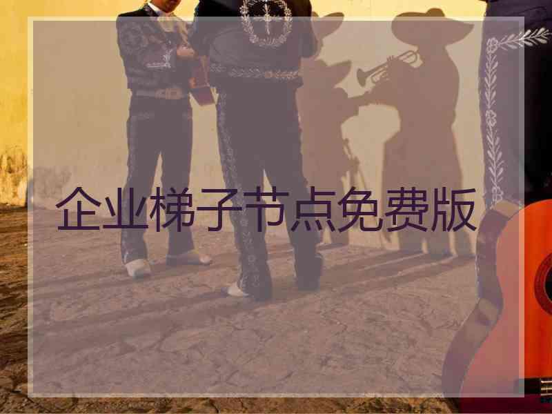 企业梯子节点免费版