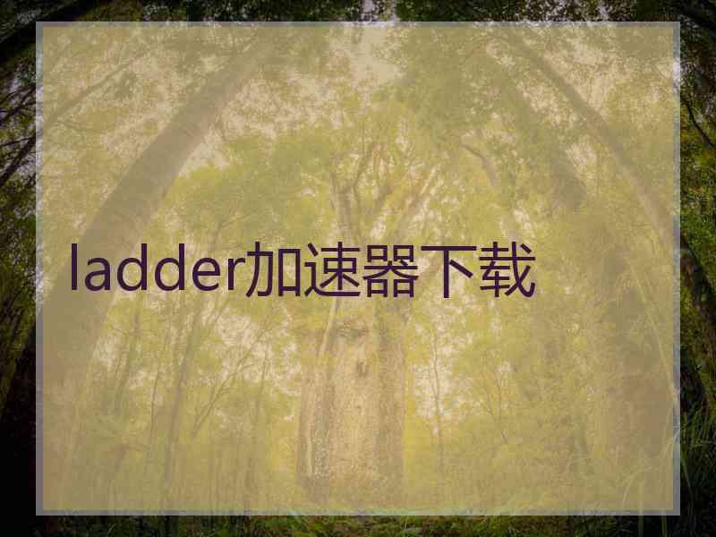 ladder加速器下载