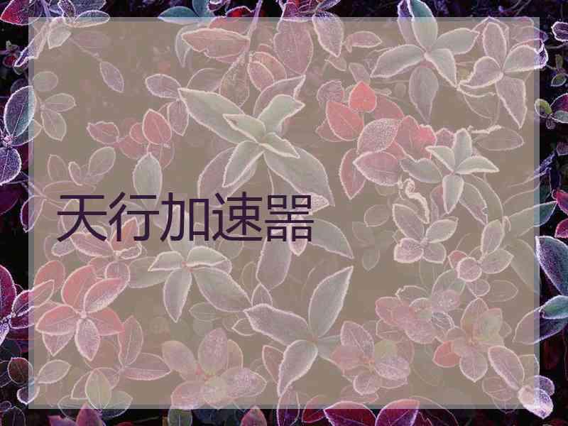 天行加速噐