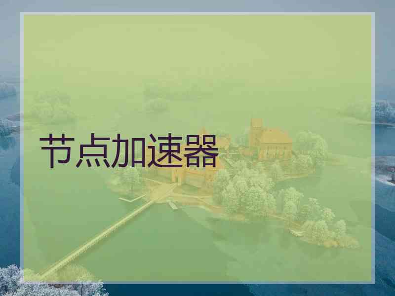 节点加速器