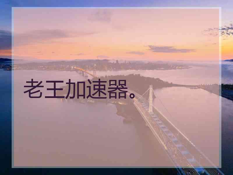 老王加速器。
