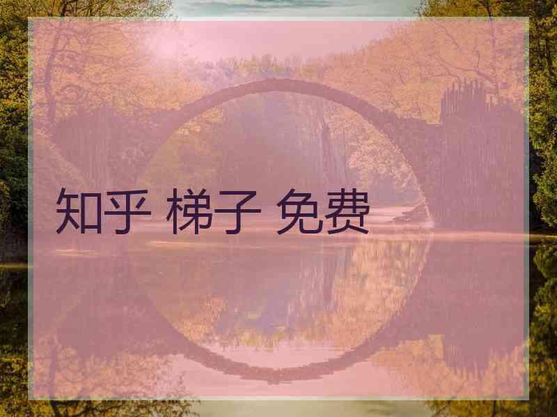 知乎 梯子 免费