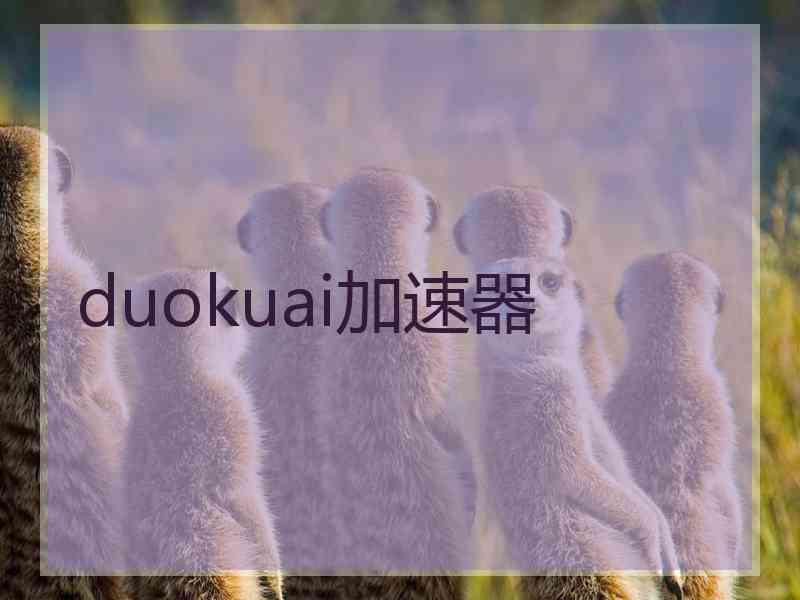 duokuai加速器