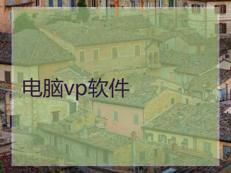 电脑vp软件