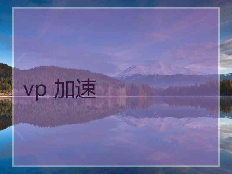 vp 加速