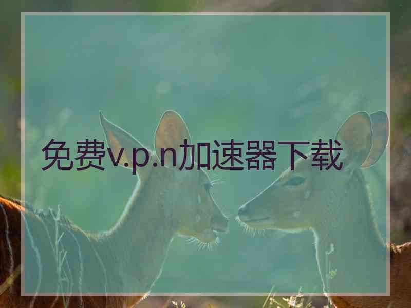 免费v.p.n加速器下载