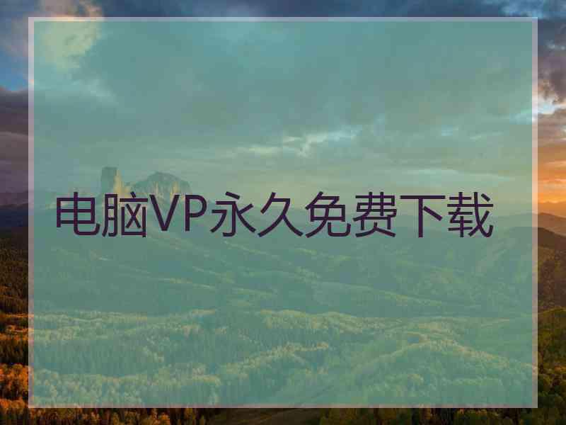 电脑VP永久免费下载