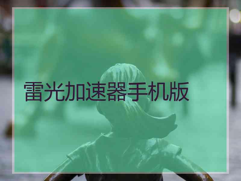 雷光加速器手机版