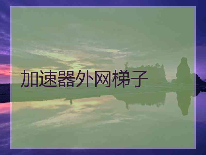加速器外网梯子