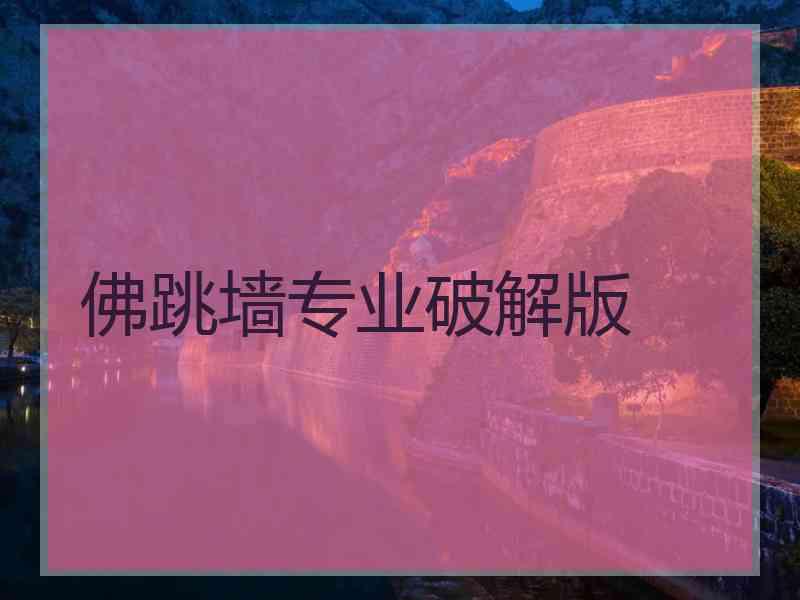 佛跳墙专业破解版