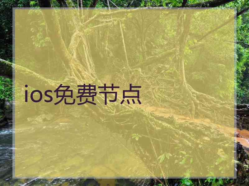 ios免费节点