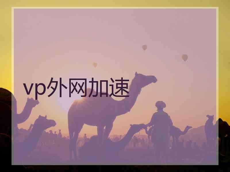 vp外网加速