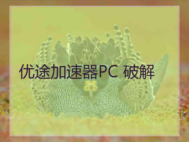 优途加速器PC 破解