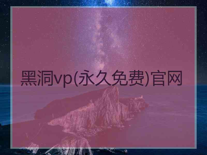 黑洞vp(永久免费)官网