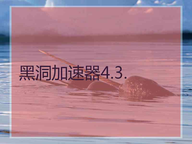 黑洞加速器4.3.