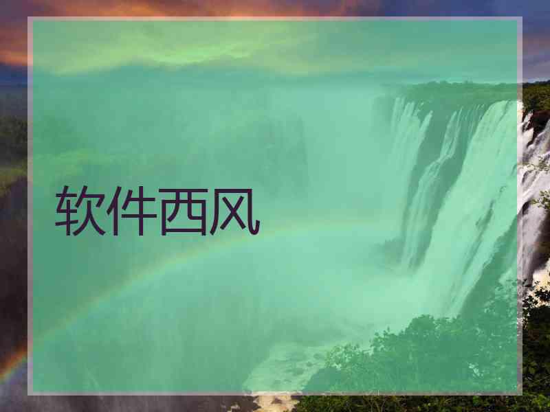 软件西风