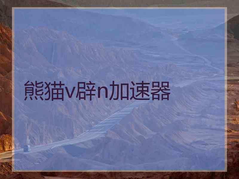 熊猫v辟n加速器