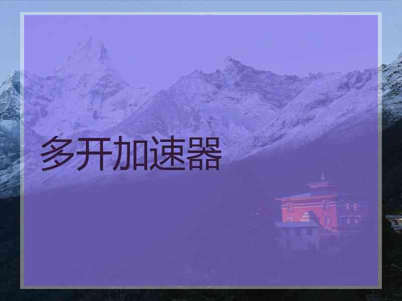 多开加速器