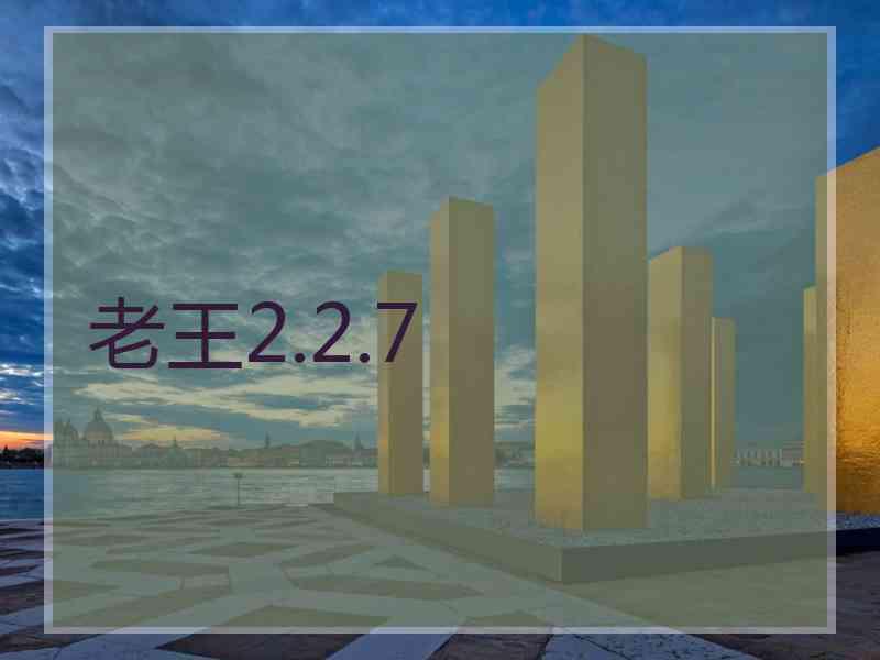 老王2.2.7
