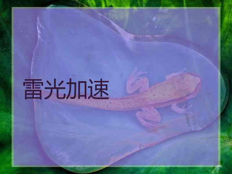 雷光加速