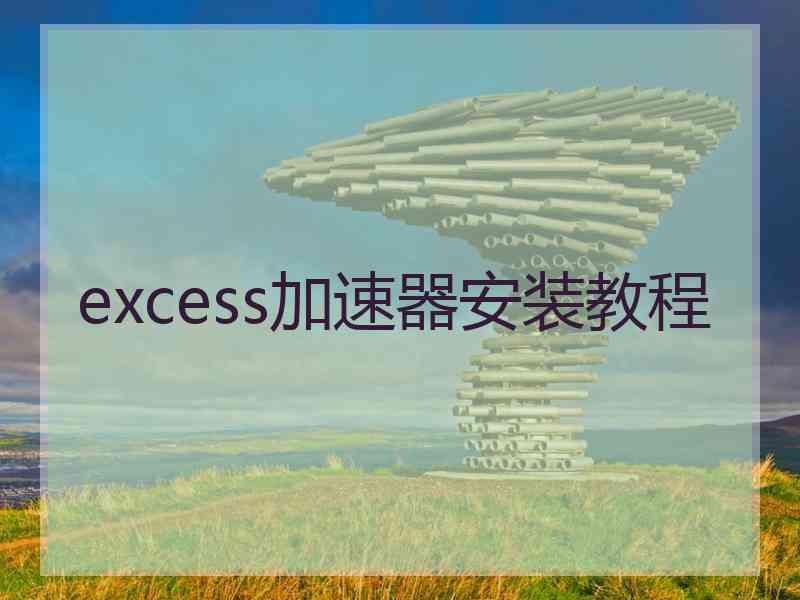 excess加速器安装教程