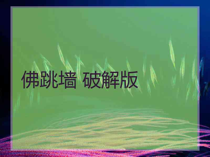 佛跳墙 破解版