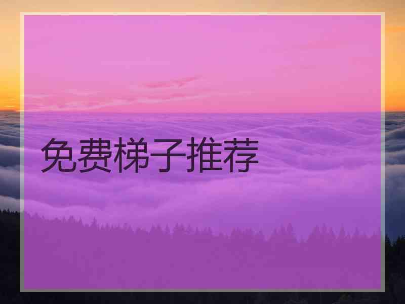 免费梯子推荐