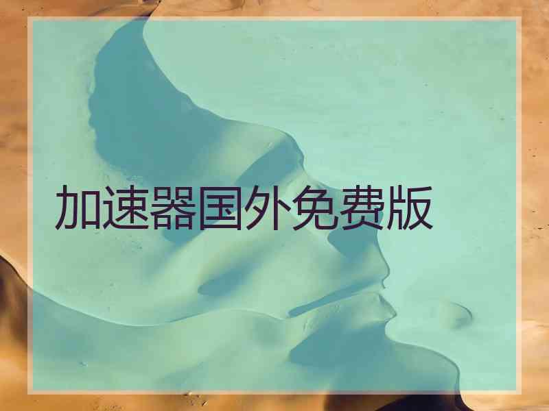加速器国外免费版