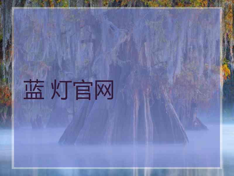 蓝 灯官网