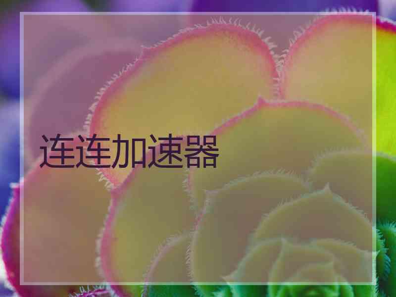 连连加速器