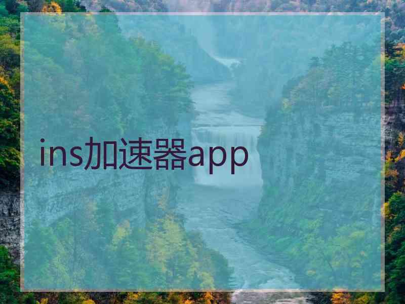 ins加速器app