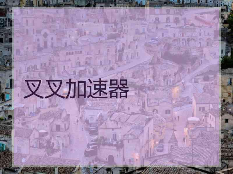 叉叉加速器