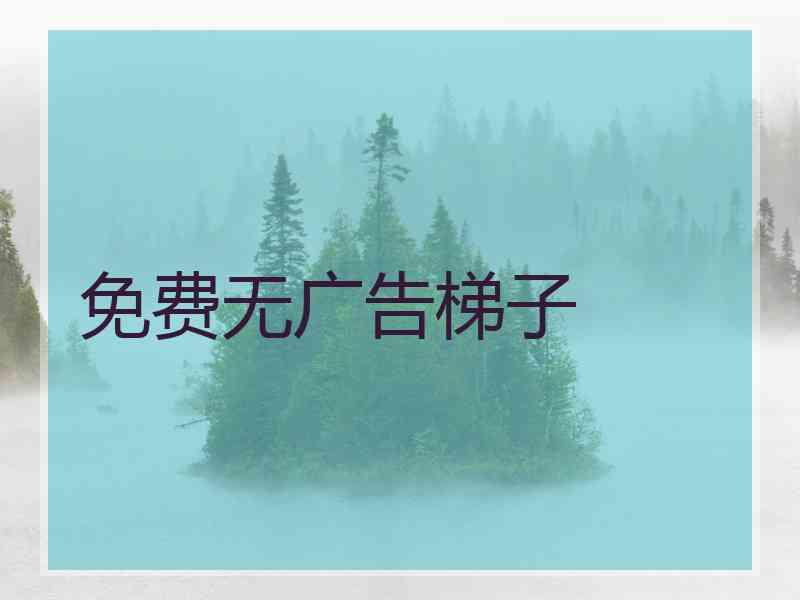 免费无广告梯子