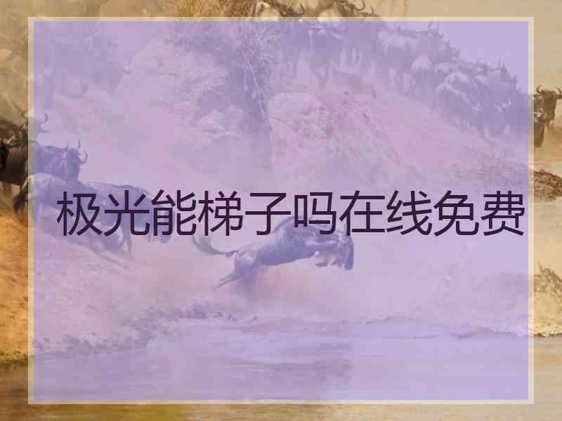 极光能梯子吗在线免费