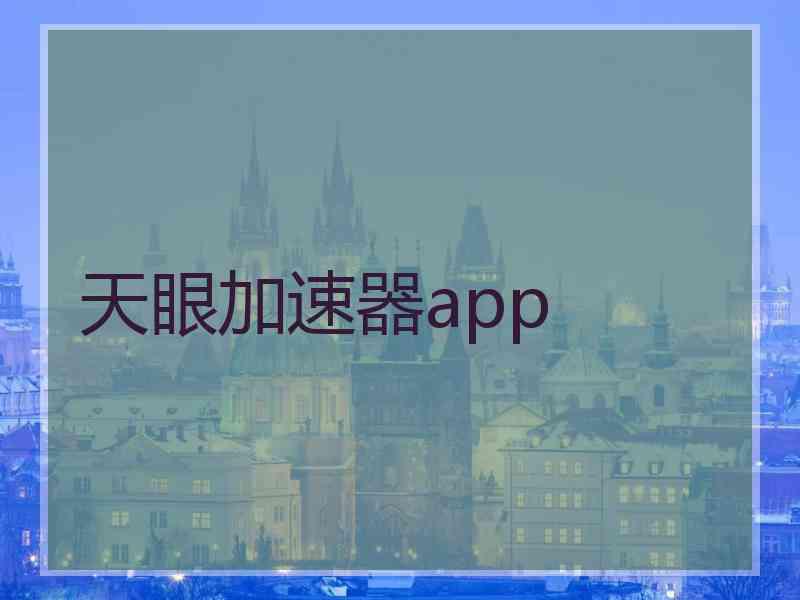 天眼加速器app