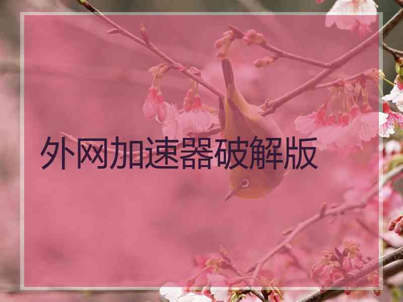 外网加速器破解版