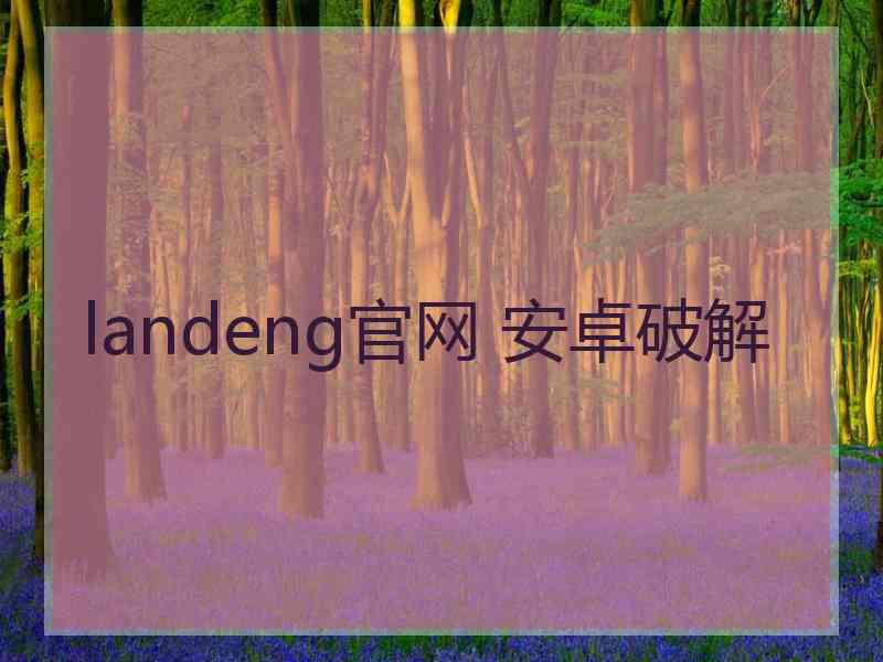 landeng官网 安卓破解