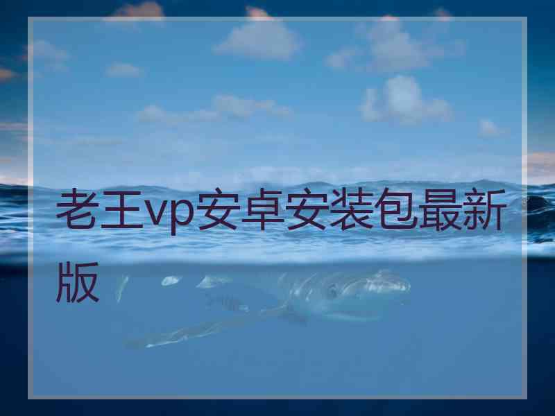 老王vp安卓安装包最新版
