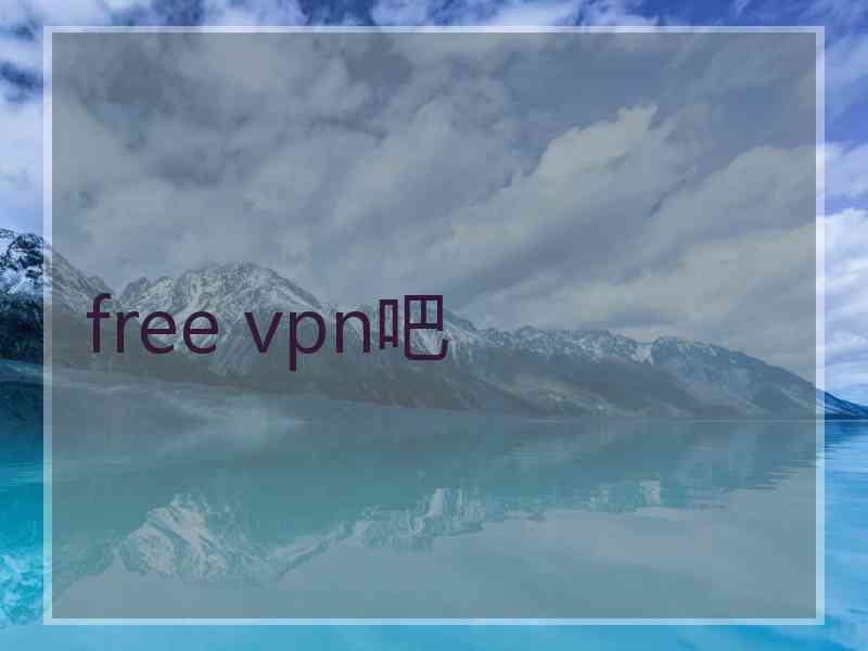 free vpn吧