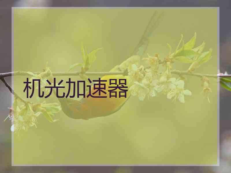 机光加速器