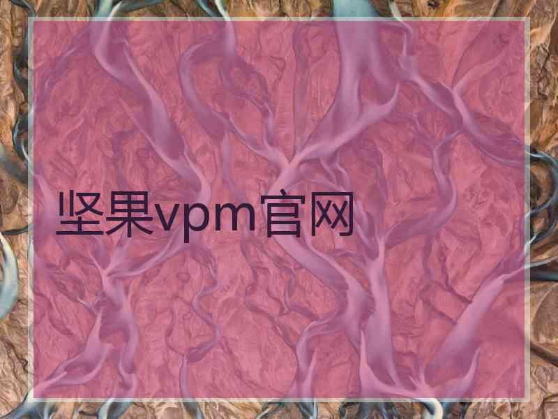 坚果vpm官网